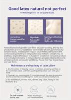 Almohadas de látex Natural para dormir de lado, espalda y estómago, alivio del dolor de cuello - details 8