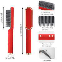 Salon Equipment Hair Straightening Comb Negative Ions Fluffy Hair Electric Hot Comb Curl Straight Straightening Hair Brush - details 3