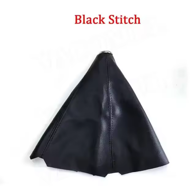 Kit de Partes de Freno de Cambio de Marchas de Coche Palanca de Cambios de Cuero PU, Cubierta de Perilla de Cambios, Polaina de Arrancio MT/AT, Cubierta Antipolvo, Estilo de Coche - 1