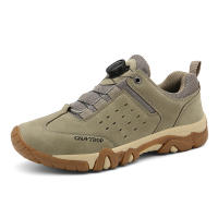 Zapatos de senderismo de marca para hombre, zapatillas de escalada con hebilla giratoria, zapatos antideslizantes para pesca al aire libre, zapatos de ciclismo y caza - details 18