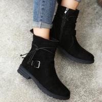 Botas martin informales para mujer, zapatos planos - details 2