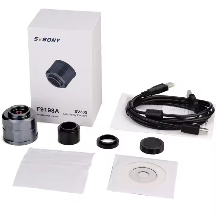 Cámara de astronomía SVBONY para planetas 2MP 1.25" USB 2.0 Telescopio para fotografía de planetas SV305 - 1