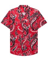 Verano hawaiano impreso en 3D con plantas coloridas y ropa de mujer, camisa de manga corta de playa, informal de moda para hombre - details 21
