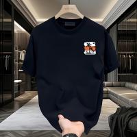 Camiseta Casual de Algodón Hecha en España 100% Gráfico de Palmeras Tropicales y Atardecer - details 9