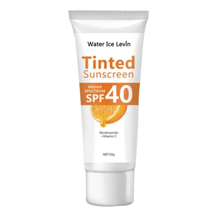 Crema Protector Solar Naranja Lote de Piel Cremal de Cuidado de la Piel Blanqueador - 1