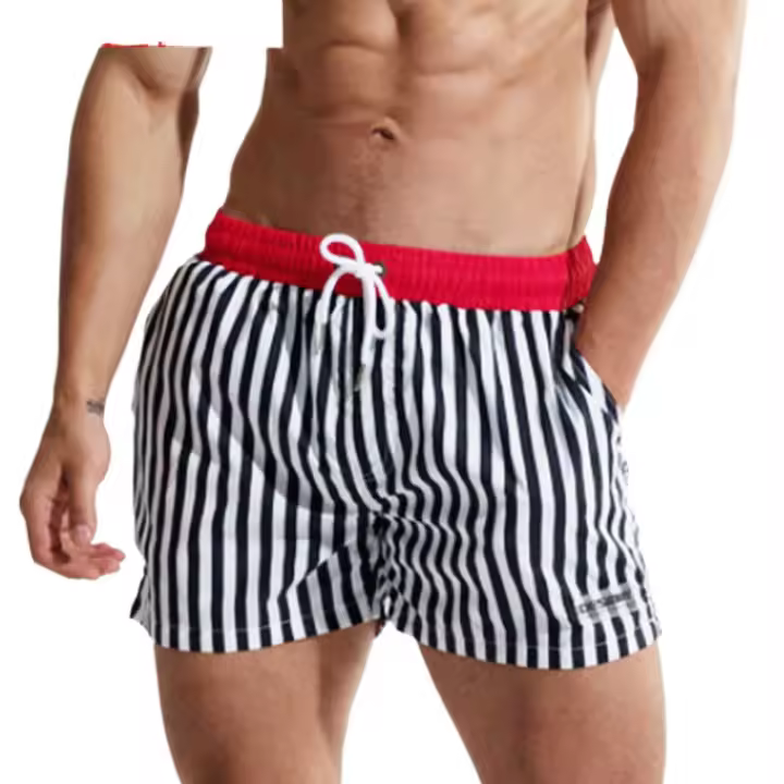 bañador para hombre, pantalones cortos de baño para playa, bañadores de verano para hombre, pantalones cortos, Bermudas, traje de baño para Surf, pantalones, tabla Zwembroek - 1