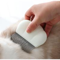 3 uds todas las longitudes de cabello cepillo para el cuidado de mascotas autolimpieza peine de masaje ergonómico forma de concha cepillo removedor de pelo herramientas de desprendimiento - details 2