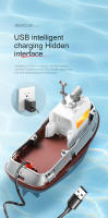 Mini barco de rescate a Control remoto para niños, barco de carreras a prueba de agua, 1/32G, 2,4 - details 11