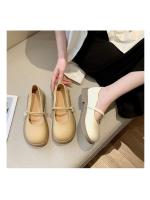 Mary Jane zapatos de las mujeres de suela plana solo zapatos verano 2025 nuevos dos desgaste un pedal con falda suave zapatos pequeños de cuero - details 9