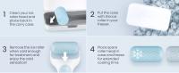 Rodillo de hielo Facial Premium con estuche de transporte y rodillos para ojos fríos de larga duración para ojos hinchados y masaje frío - details 4
