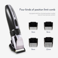Kemei-cortadora de pelo eléctrica inalámbrica para bebé, máquina de corte de pelo Sideburn de bajo ruido, cortador de cerámica, 3 engranajes, KM-2171 - details 6