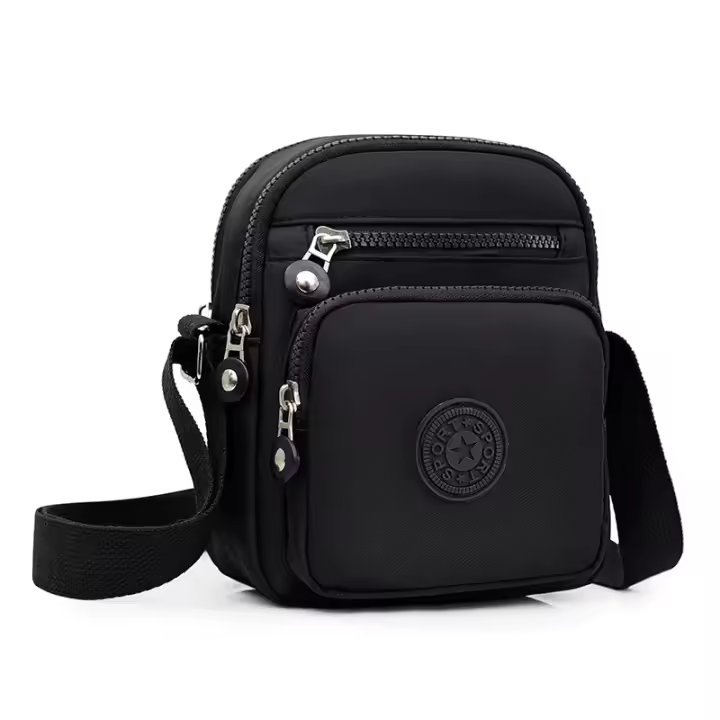 Nuevo bolso de tela de flores de hombro, bolso de mensajero informal de moda, mochila pequeña de compras - 1