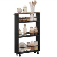 Carrito de Cocina de 3 Niveles Organizador de Almacenamiento con Rodillas para Hogar, Oficina, Almacenamiento de Cocina - details 7