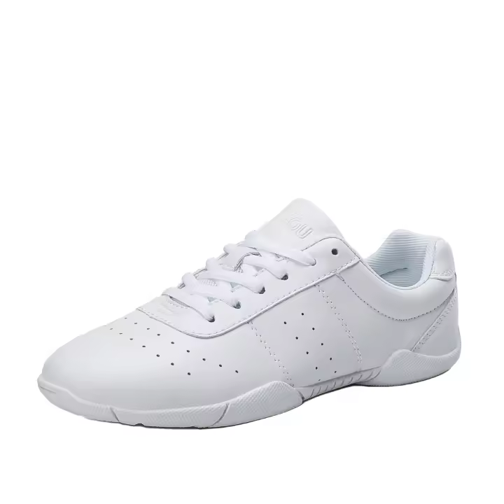 Zapatillas de baile fitness, zapatillas de aeróbic de competición, zapatillas de entrenamiento de animadoras, zapatillas de competición blancas para hombre y mujer. - 1