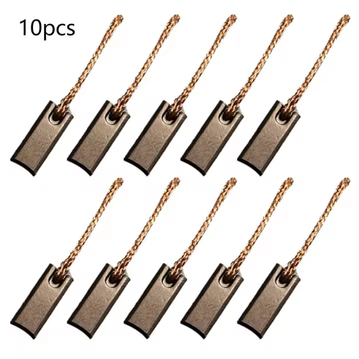 Generador de cables genérico de alta calidad, Motor eléctrico, cepillos de carbono, cepillo de alambre de repuesto, 10 piezas, 8 × 8 × 19mm - 1