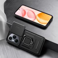 Funda para Honor 400 Pro 200 Lite para Huawei Pura 70 Ultra Pro, soporte de anillo para cámara deslizante, armadura, protección anticaída, funda con soporte - details 7