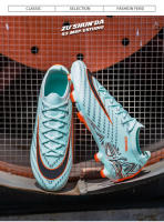 Zapatos de Fútbol Unisex AG TFDual Suela Antideslizante Transpirable para Entrenamiento y Competencia Compatible con Césped Artificial - details 12