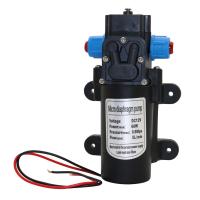 Bomba de agua eléctrica con interruptor automático, dispositivo de enfriamiento de diafragma de alta presión en miniatura negra, arandela de pulverización de doble rosca, 12V, 5l - details 0