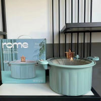 Olla romana de baja presión de gran capacidad para cocinar sopa, olla de estofado multifuncional para esmalte, olla Romana - details 5