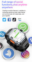 Reloj inteligente 4G, dispositivo con tarjeta SIM, cámara Dual de alta definición, WIFI, Bluetooth, videollamada, Modo deportivo, sistema Android, operación - details 3