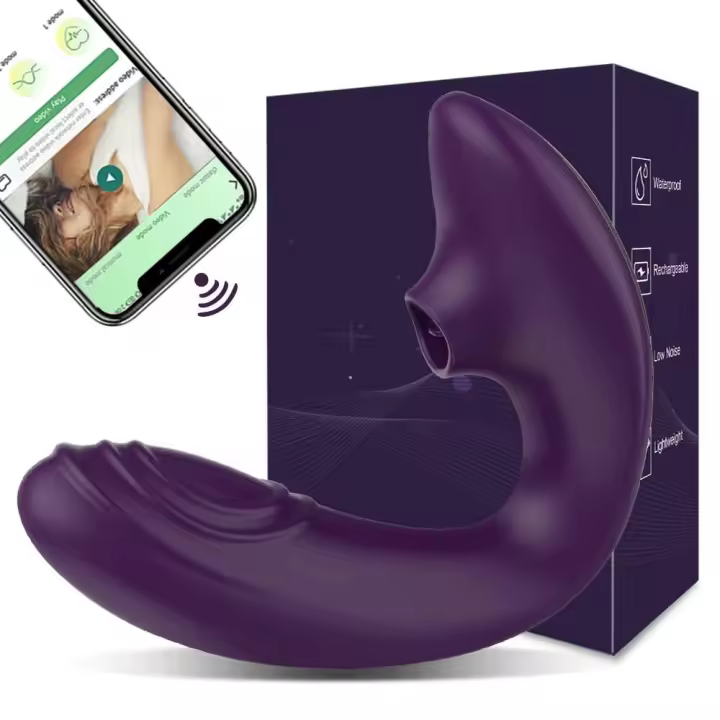 Leten Bluetooth G Spot Clit Licking Virgina 17 modos consolador de lengua Oral vibrador controlado por aplicación juguete sexual para adultos para mujeres - 1