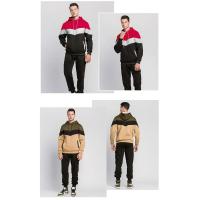 Sudadera con capucha de retales para hombre, ropa informal holgada de lana, ropa de calle cálida, moda masculina, prendas de vestir deportivas de otoño e invierno - details 5