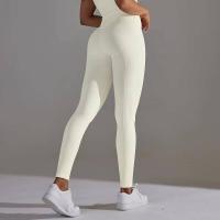 Mujeres sin costuras, leggings deportivos de cintura alta para entrenamiento, correr, fitness, gimnasio, fruncido en el trasero, ropa deportiva - details 5