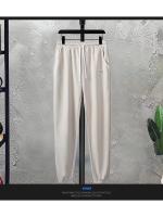 Conjunto de camiseta y pantalones cortos informales para hombre, chándal de Color liso, tres piezas holgadas de verano, talla 3XL - details 22