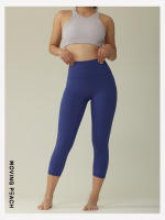 Pantalones Capri de melocotón móvil, pantalón de Yoga de cintura alta, suave, Fitness, recortado con bolsillo, ACT - details 19