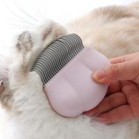 3 uds todas las longitudes de cabello cepillo para el cuidado de mascotas autolimpieza peine de masaje ergonómico forma de concha cepillo removedor de pelo herramientas de desprendimiento - details 8