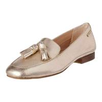 Zapatos de oficina planos Oxford para mujer, calzado informal antideslizante con punta cuadrada y borlas de piel de vaca con patrón de lichi, informal, para conducir - details 0