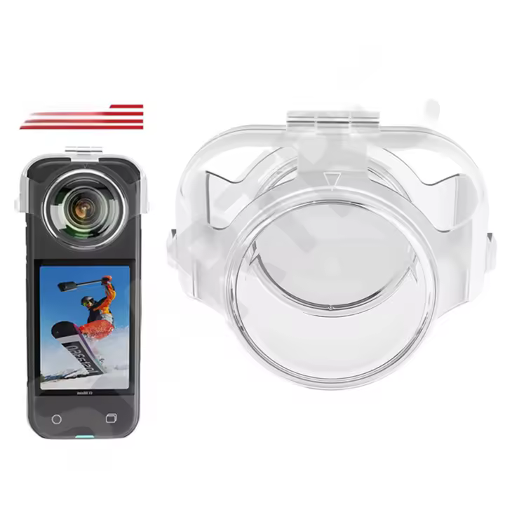 STARTRC Clear PC Funda protectora de lente de cámara deportiva extraíble Insta360 one x3 acción Came Accessoriesra Accesorios - 1