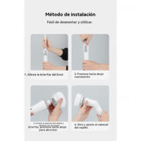 Cepillo de limpieza doméstico motorizado sin cable mango largo cepillo de limpieza telescópico sin dobleces fregona giratoria automática - details 1