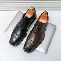 Zapatos formales de hombre informales, vestido cómodo de cuero genuino, producto de tendencia más vendido 2024 - details 4