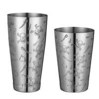 Coctelera trasera Boston Shaker: Juego de 2 piezas: herramienta de barra de barman profesional con peso de 18,6 oz y peso de 25 oz - details 30