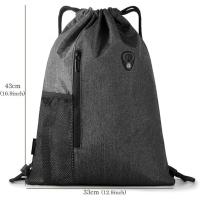 Bolsa de Gimnasio con Cordón Impermeable PE Cremallera - details 3