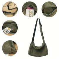 Bolso cruzado para mujer, bolso de lona retro, bolso de un solo hombro para adolescentes, bolso informal, bolso cruzado - details 1
