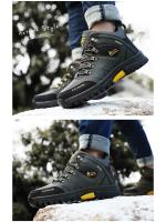 Zapatillas de Senderismo Invierno para Hombres Montaña Exterior Botas de Nieve a Prueba de Choques Deporte Casual Cálido Impermeable Marca RUNSUN DAILY - details 16