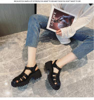 Sandalias Baotou nueva suela gruesa hueca tejida talla 4142 - details 18