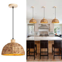 LEFAN-Lámpara de ratán decorativa para restaurante y tienda, accesorio creativo de bambú para dormitorio, sala de estar y Antlque - details 4