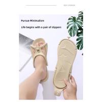 Chanclas plegables de verano para viajes de negocios, zapatillas ligeras portátiles de EVA, sandalias deslizantes de fondo suave para playa y pareja, nuevas - details 9