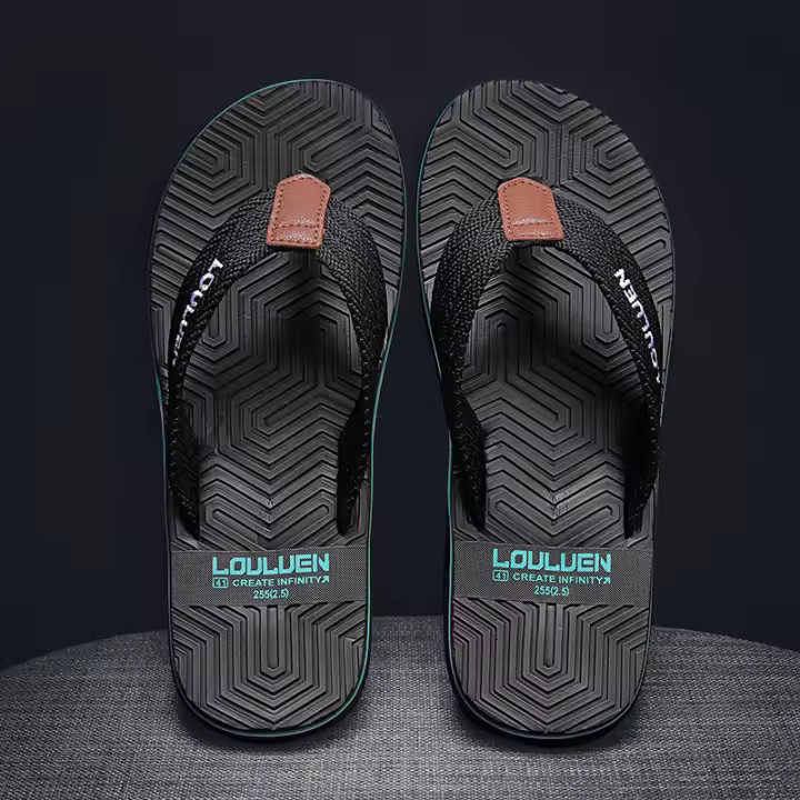 Nuevas Chanclas para Hombres Antideslizantes, Duraderas, Estilo Playero, Moda en Pies - 1