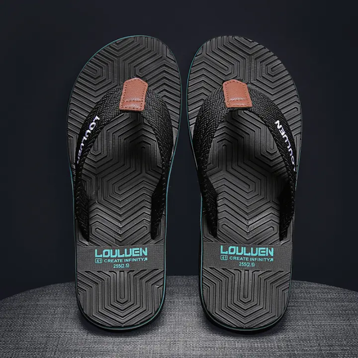 Nuevas Chanclas para Hombres Antideslizantes, Duraderas, Estilo Playero, Moda en Pies - 1