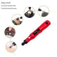Set de Herramientas Eléctricas Inalámbricas Mini Taladro Eléctrico 3.6V Batería de Iones de Litio Carga USB Accesorios Multifuncionales DIY - details 3