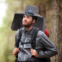 Gorro con ventilador USB recargable ventiladores UPF50+ protección solar para hombres mujeres pesca al aire libre senderismo jardinería portátil - details 4