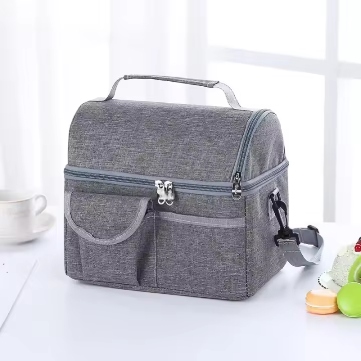 Bolsa de almuerzo reutilizable con aislamiento térmico para hombres y mujeres, multifuncional, 8L, refrigerador y caja de almuerzo para mantener el calor, a prueba de fugas, impermeable - 1