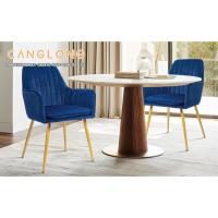 CangLong Pack de 2, Diseño Nórdico, Respaldo Ergonómico, Sillas Tapizadas en Terciopelo para Salón