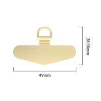 Parche de cordón de Metal para teléfono móvil, tarjeta Universal de acero inoxidable, funda ultrafina antipérdida para teléfono inteligente, Clips de lengüeta de cuerda colgante, 5 uds. - details 4