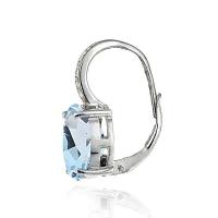Nuevos pendientes de plata de ley, piedras preciosas de colores, amatista, cierres de oreja de oro para mujer, cuentas, regalos de joyería - details 4