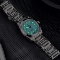 Reloj Automático de Lujo Premium PAGANI DIZAIN Crisálida de 36MM Vidrio de Zafiro Correa de Cuero - details 6